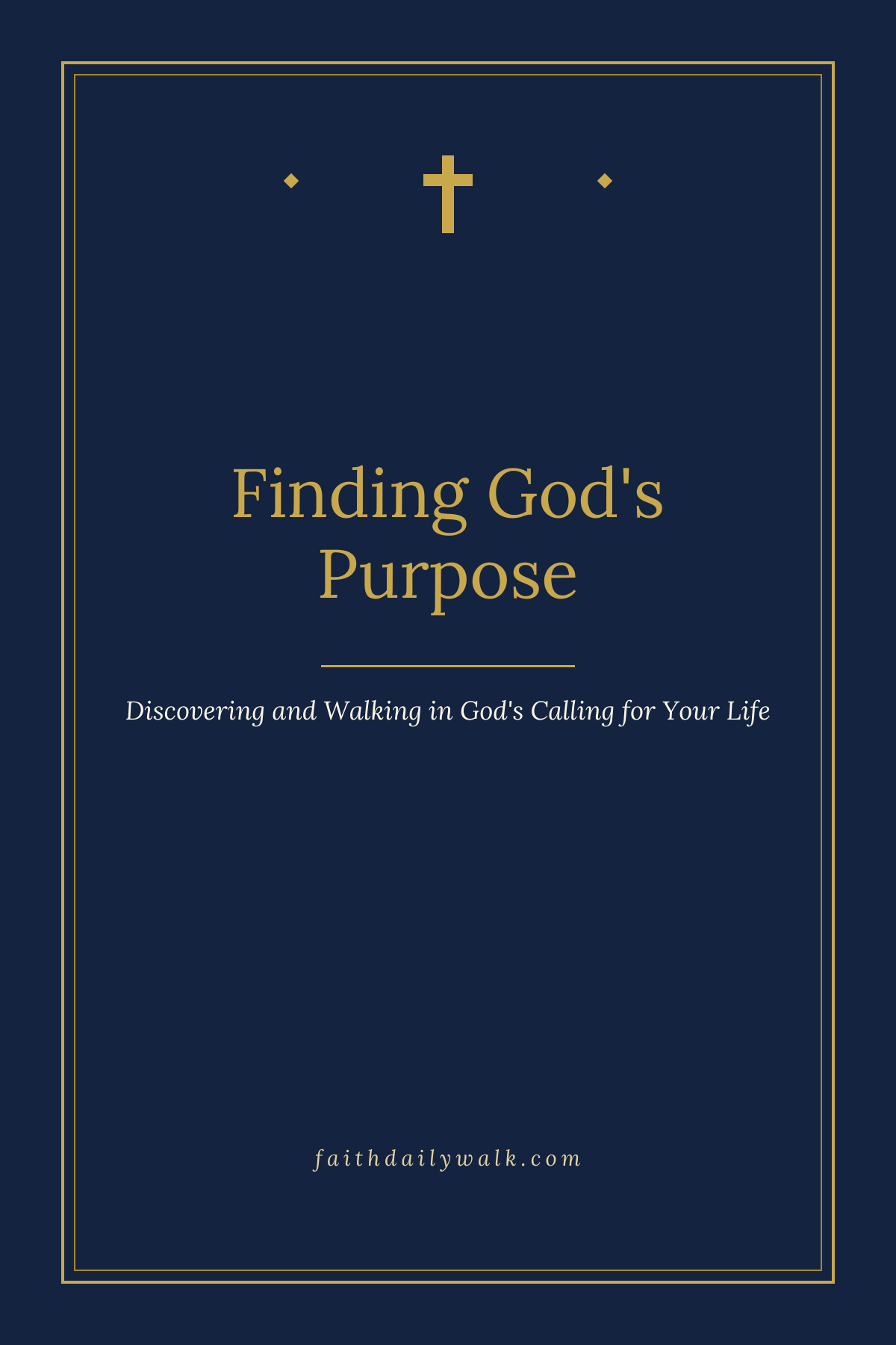 Finding God's Purpose devotional cover