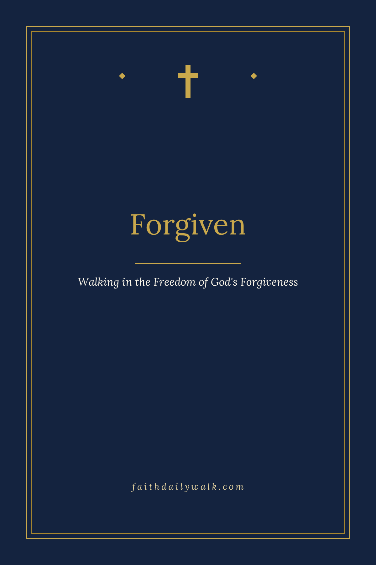 Forgiven devotional cover
