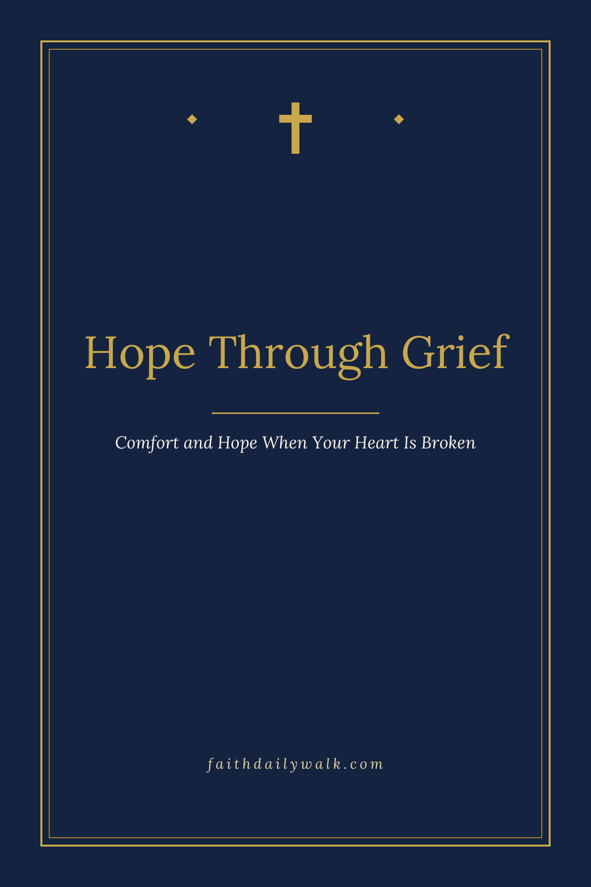 Hope Through Grief devotional cover