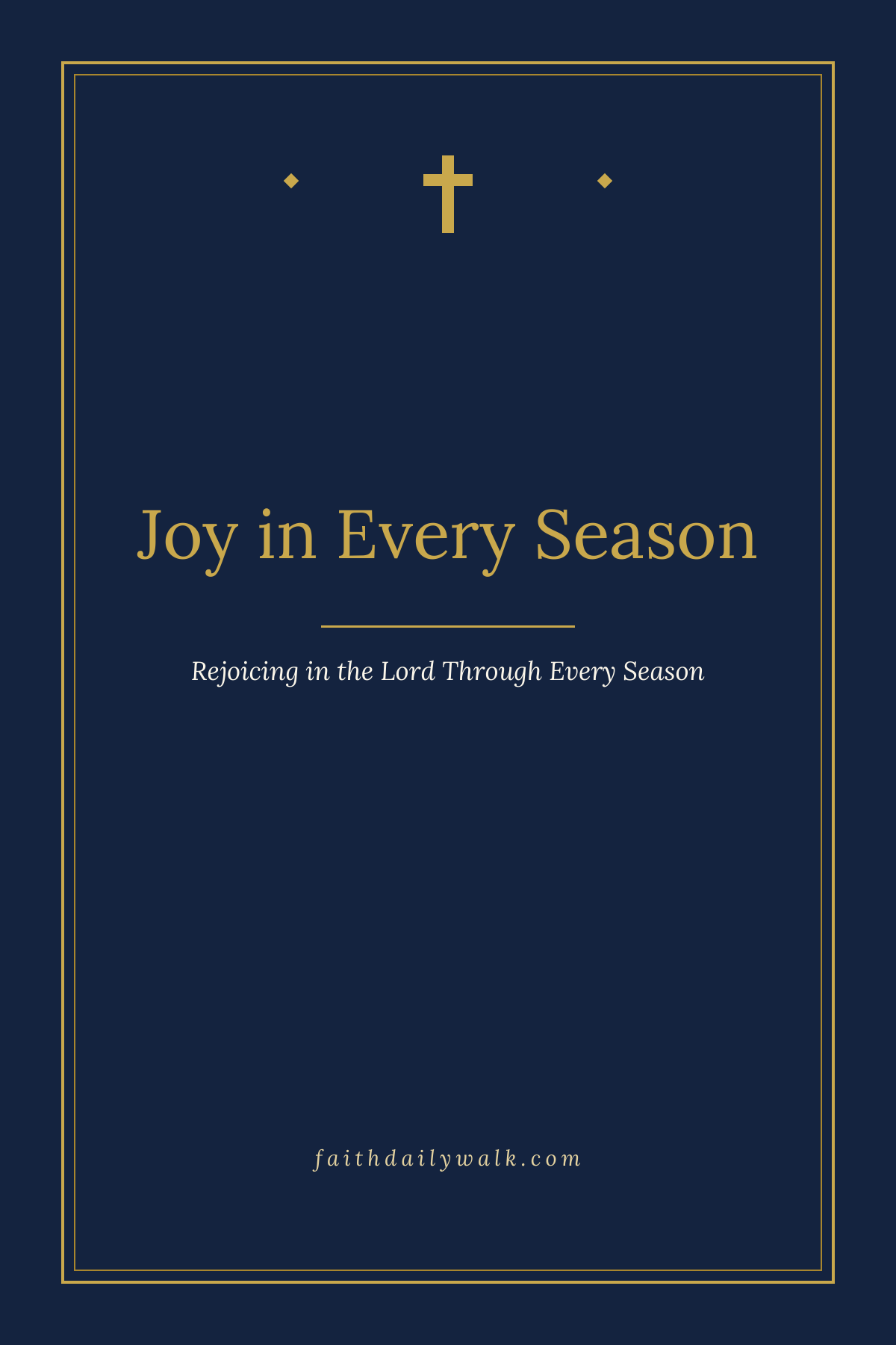 Joy in Every Season devotional cover