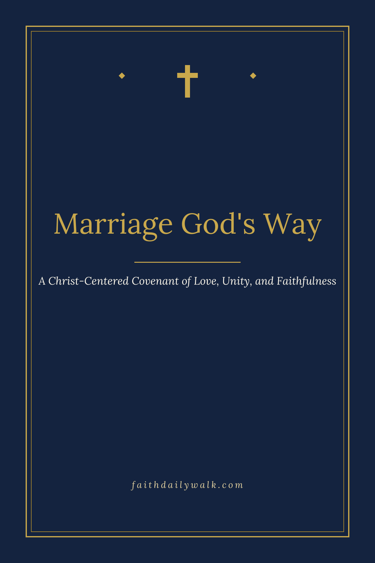 Marriage God's Way devotional cover