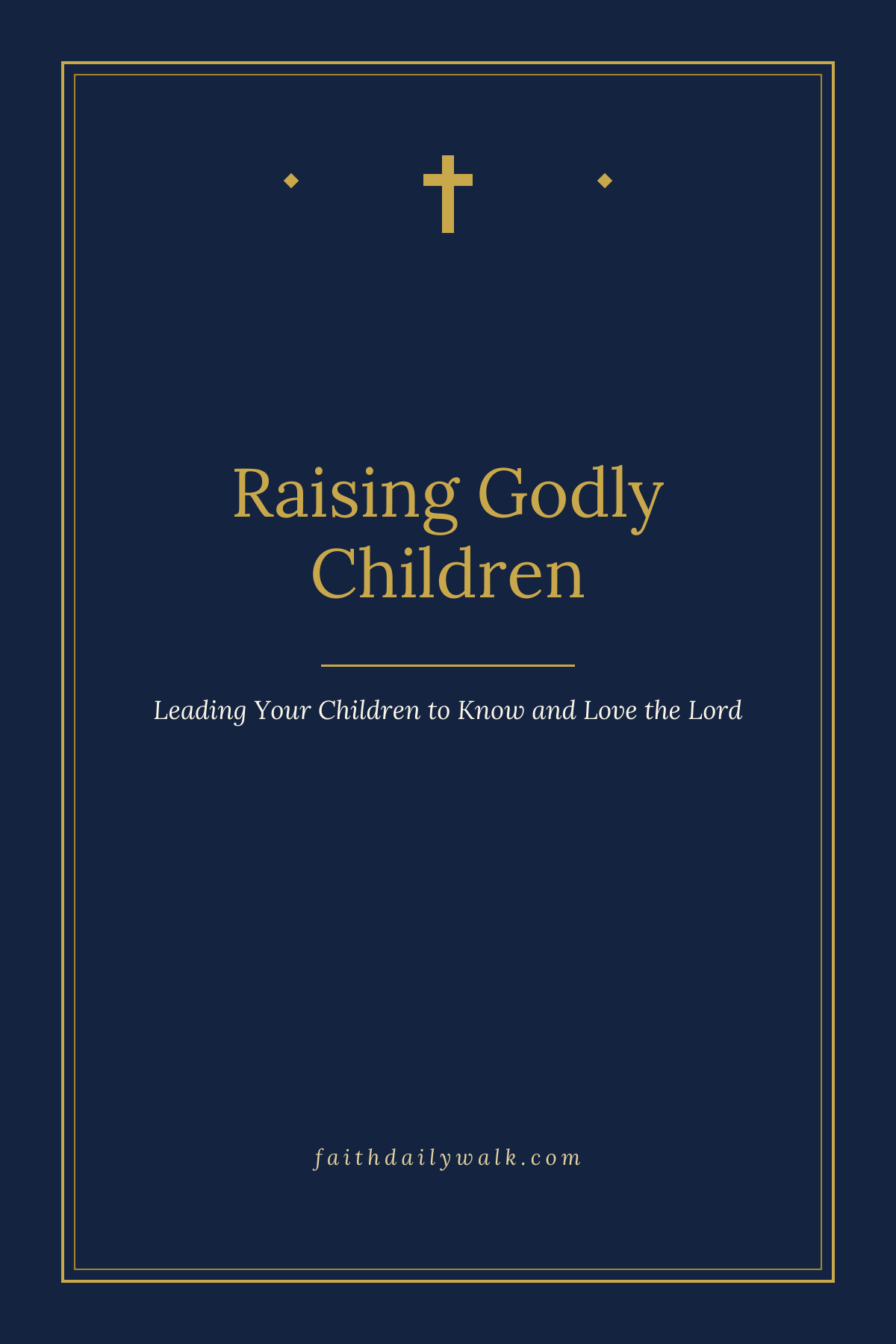 Raising Godly Children devotional cover